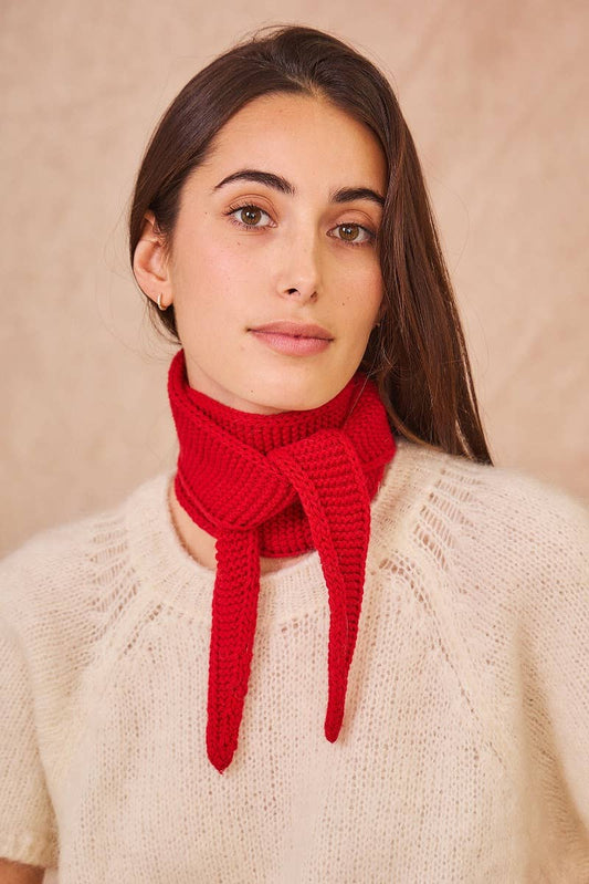 Kleiner Sophie-Schal mit Merino- und Kaschmirwolle