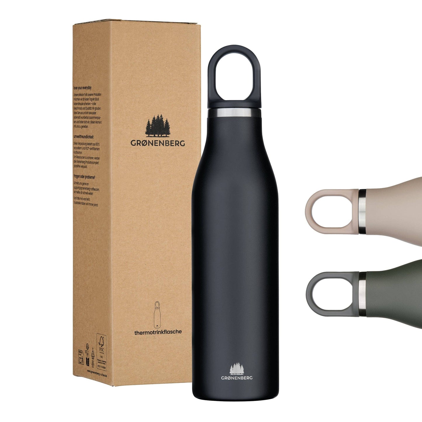 Trinkflasche Thermo aus Edelstahl | 500 ml - Grønenberg