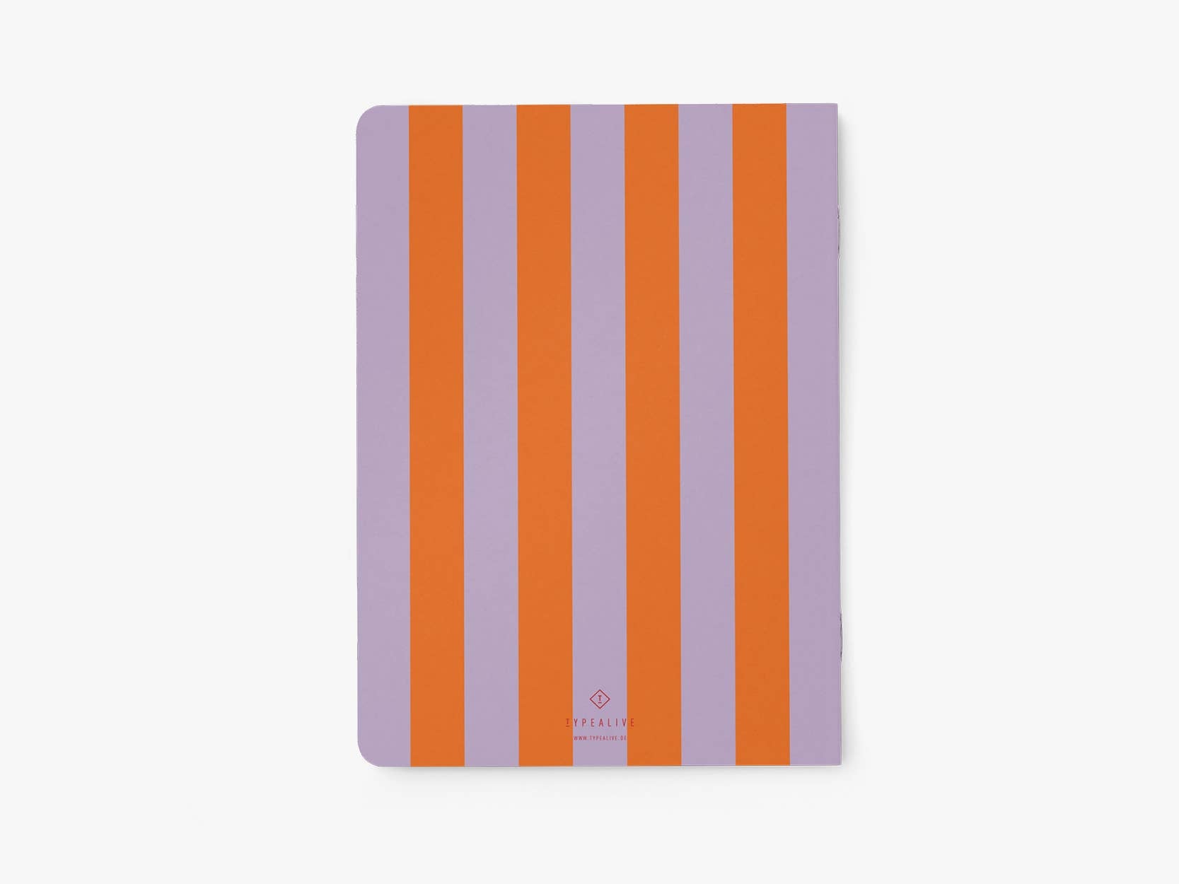 Skizzenheft stripes lila-orange 