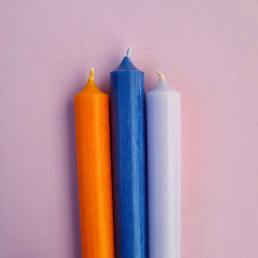 3er Set Stabkerzen
