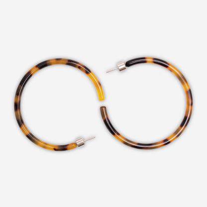 Ohrringe - Hoop Dark Cheetah sasstie