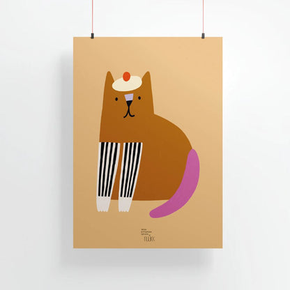 Familienkalender bunte Bande 2027 inkl. Poster & Sticker - nuukk
