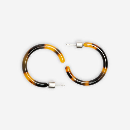 Ohrringe - Loop Dark Cheetah | sasstie