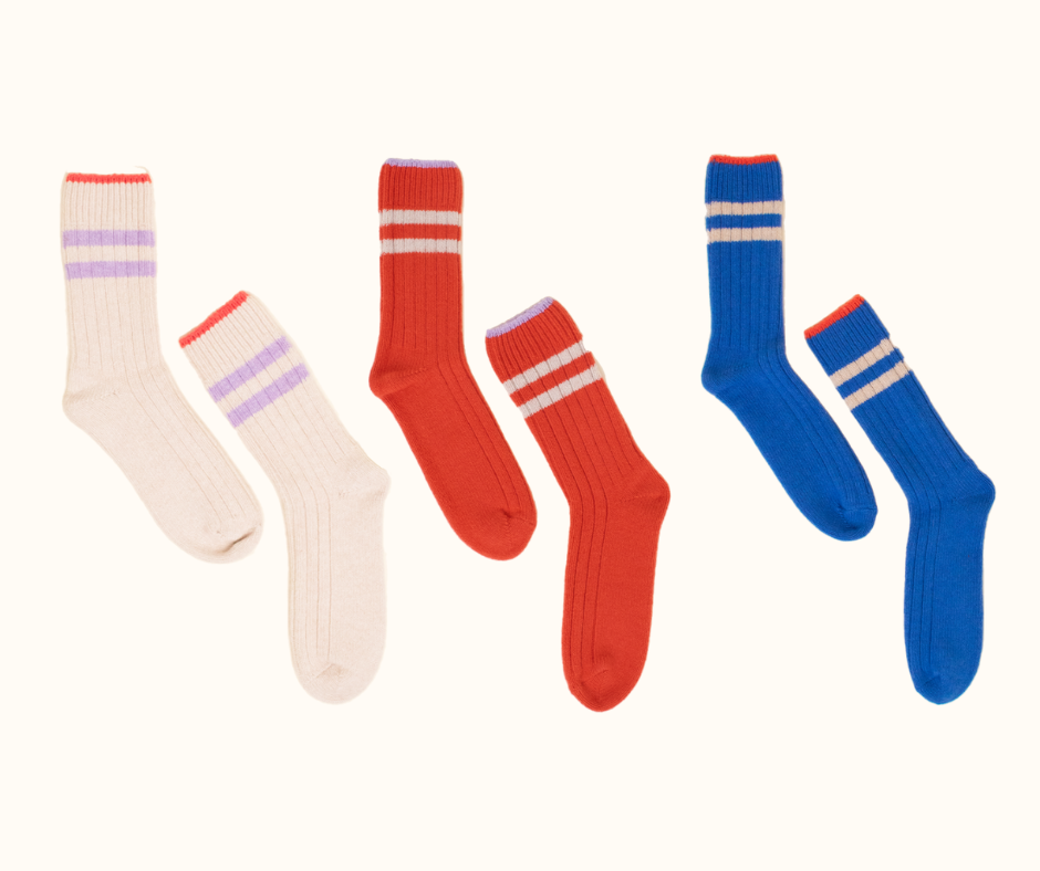 Dünne Strick Socken