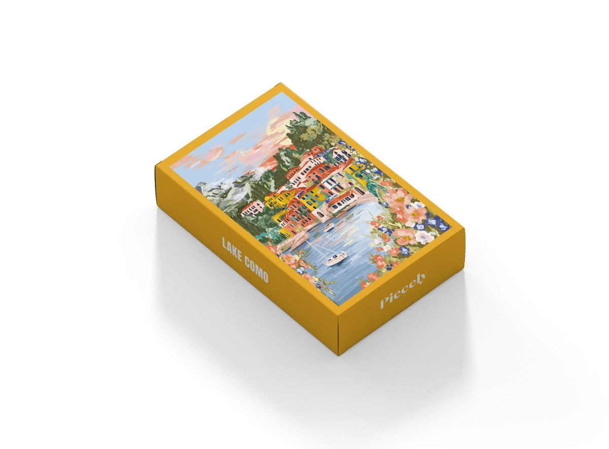 Mini-Puzzle Lake Como | 99 Teile - piecely