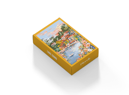Mini-Puzzle Lake Como | 99 Teile - piecely