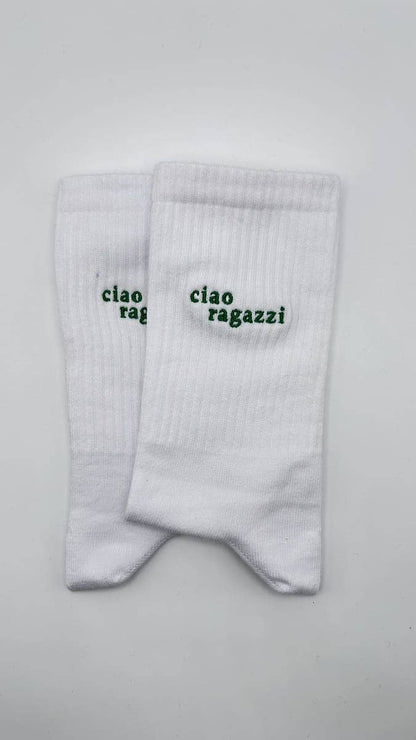 Ciao ragazzi Statement Socken