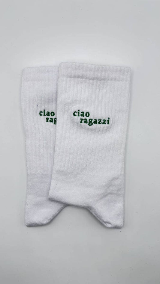 Ciao ragazzi Statement Socken