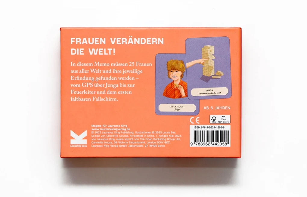 Geniale Frauen Memo Kartenspiel