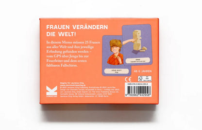 Geniale Frauen Memo Kartenspiel