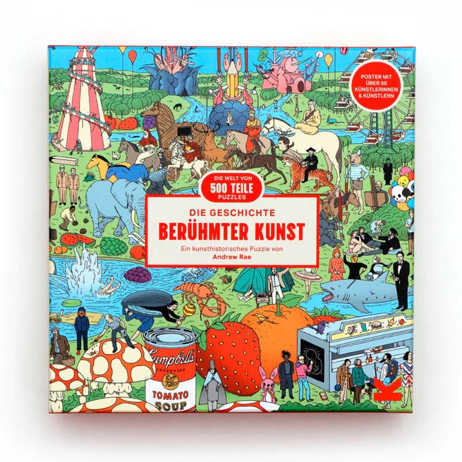 500 Teile Puzzle Die Geschichte berühmter Kunst