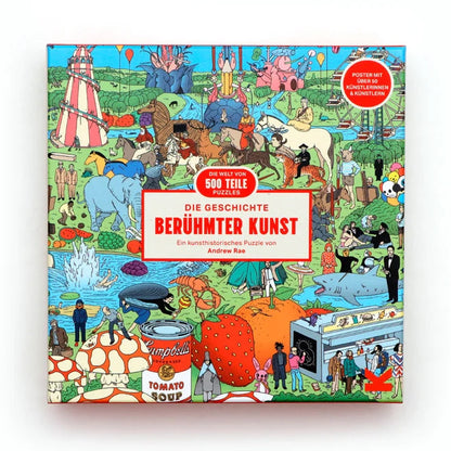 500 Teile Puzzle Die Geschichte berühmter Kunst
