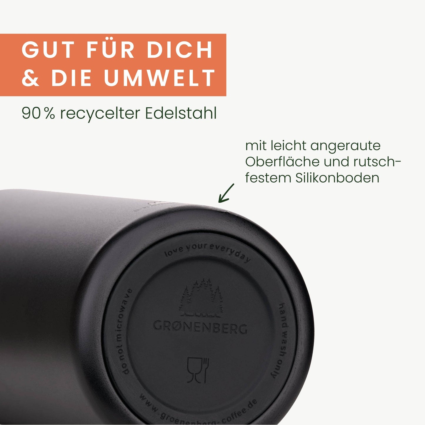 Thermo-Trinkflasche aus Edelstahl | 750 ml - Grønenberg