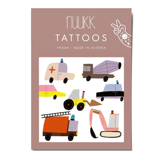 Tattoos Autos und Fahrzeuge wie Feuerwehr Krankenwagen