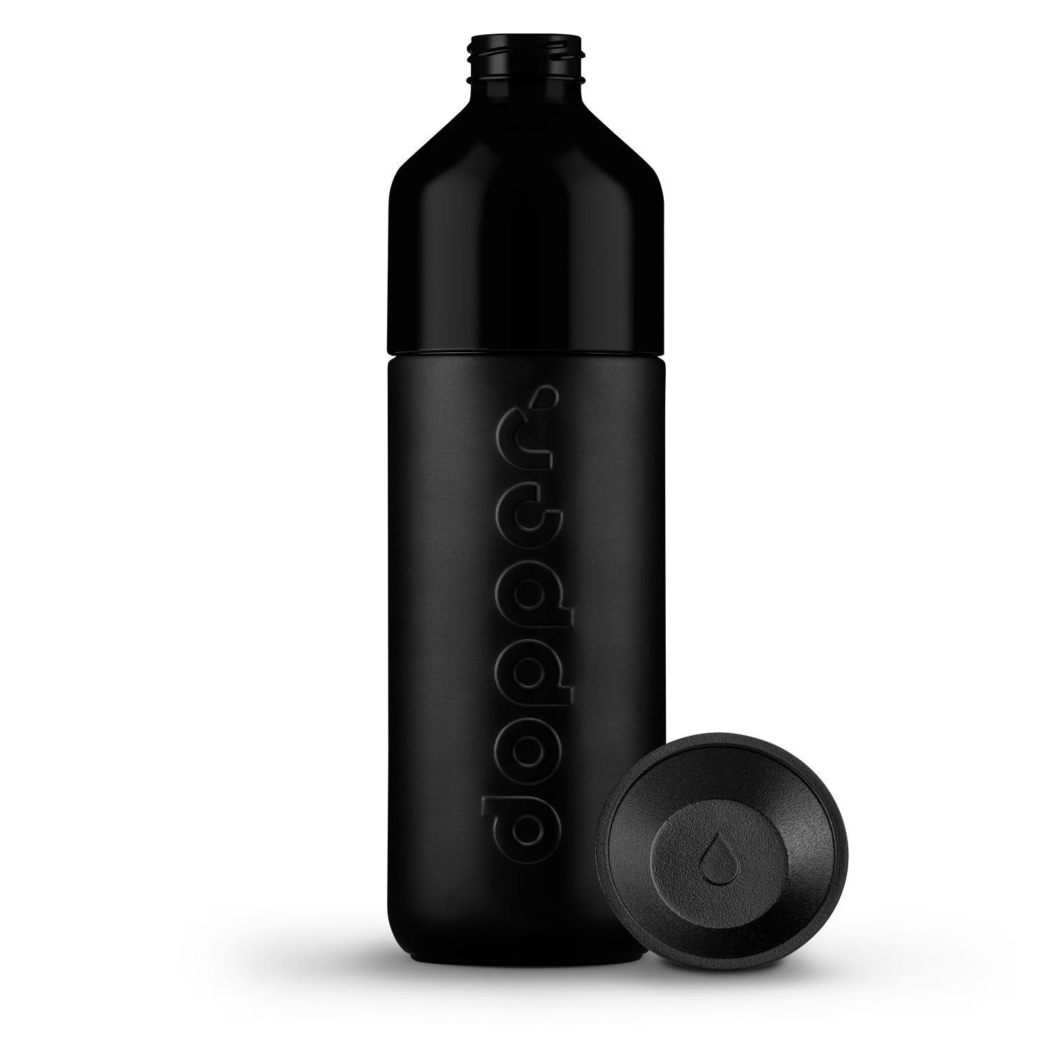 Dopper Insulated blazing black Thermosflasche mit abgeschraubtem Deckel