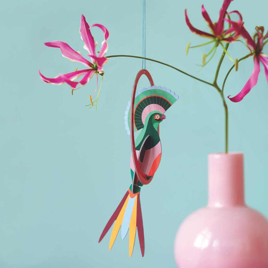 Pop out Karte mit Vogel Mobile Gili