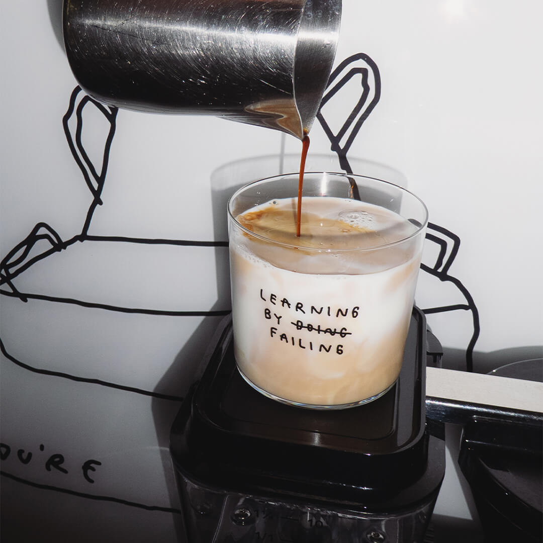 Kaffee im Glas LEARNING BY FAILING