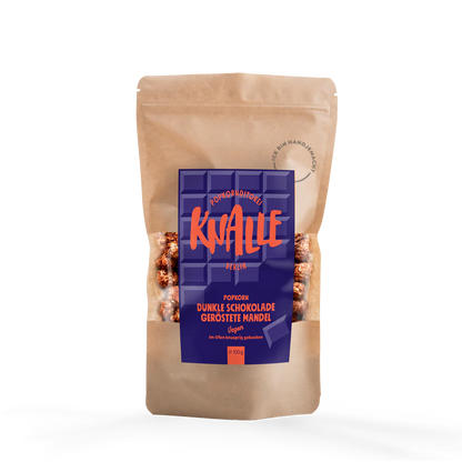 Knalle Popcorn Dunkle Schokolade & geröstete Mandel (vegan)