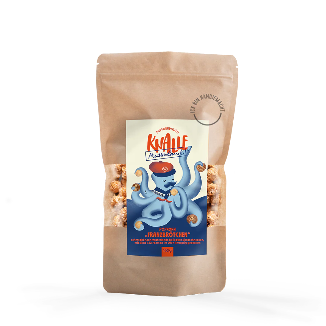 Knalle Popcorn Franzbrötchen