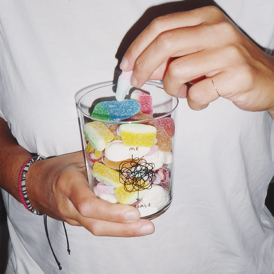 ME - MY GOALS Glas Medium 500 ml - yahya studio