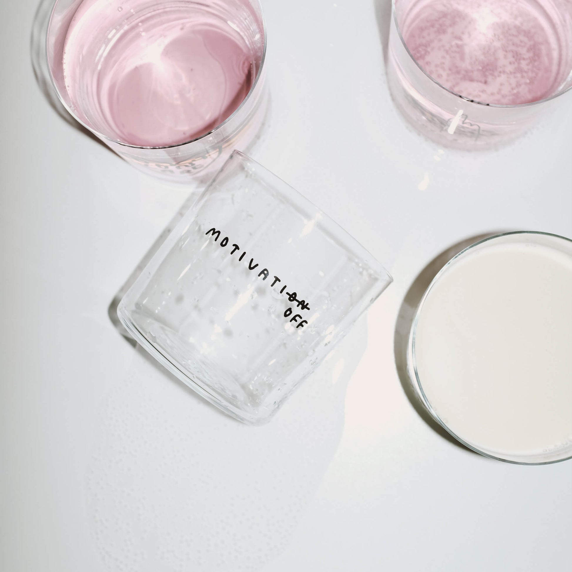 Trinkglas Motivation
