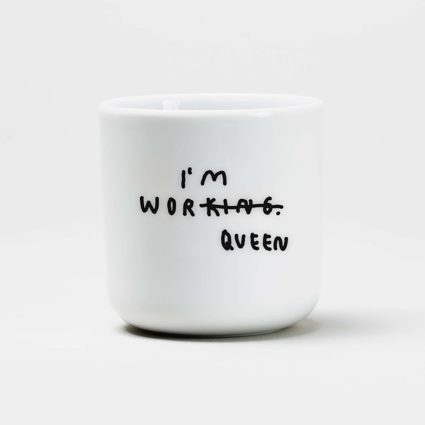 I'M WORQUEEN Porzellan Tasse 250ml - yahya studio