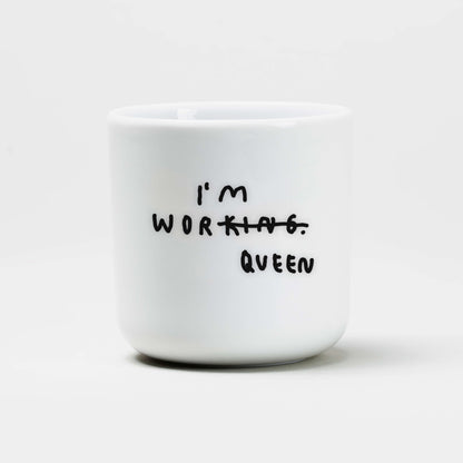 I'M WORQUEEN Porzellan Tasse 250ml - yahya studio