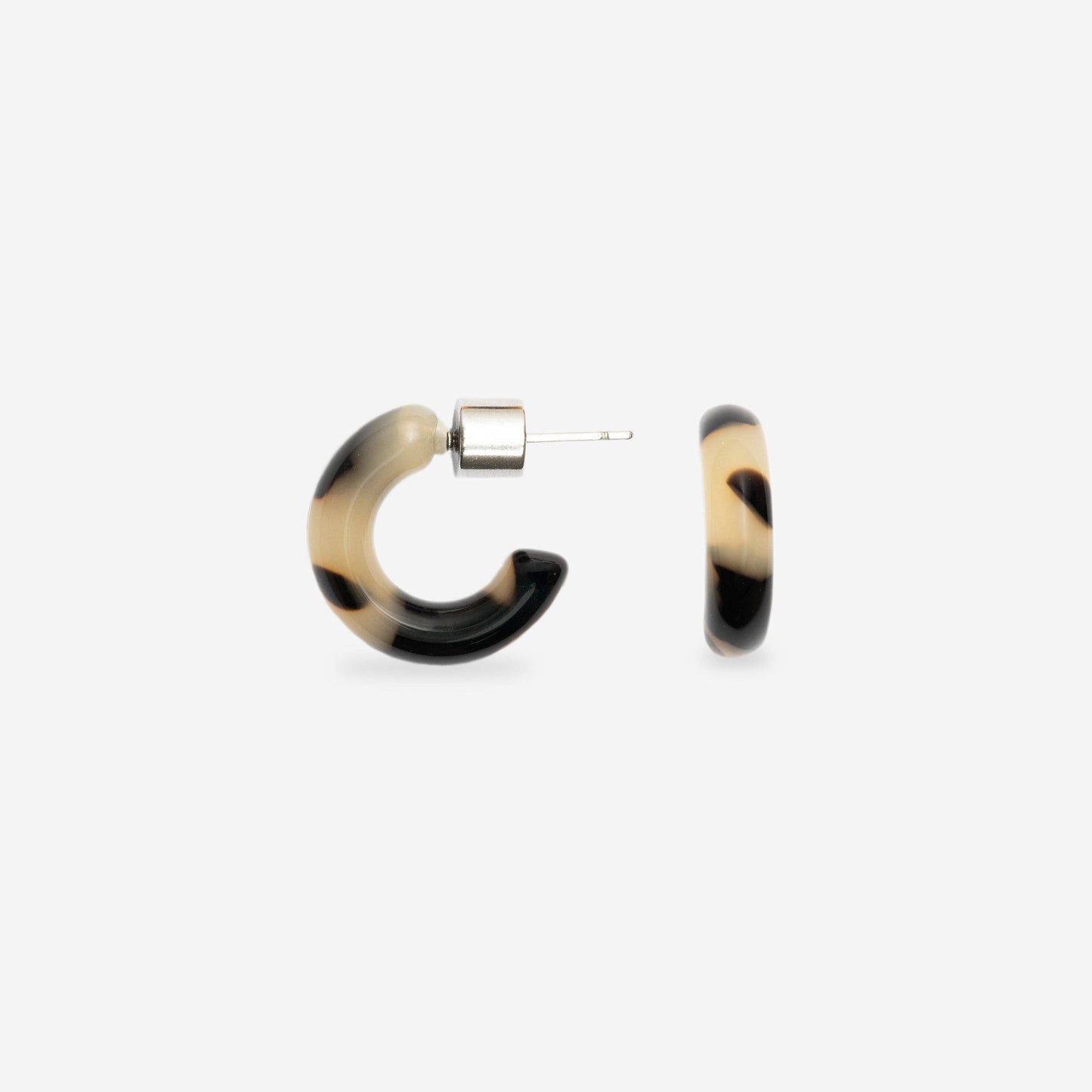 Ohrringe aus Cellulose Acetat - Charme Cheetah - sasstie