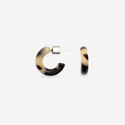Ohrringe aus Cellulose Acetat - Charme Cheetah - sasstie