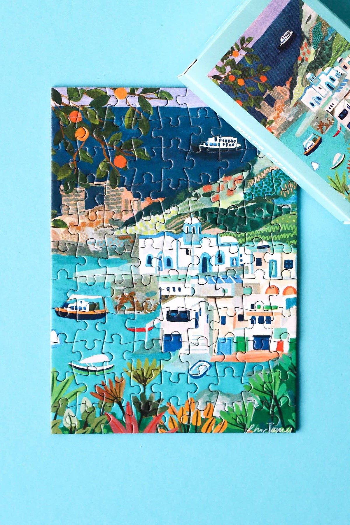 Mini-Puzzle Milos Greece | 99 Teile - piecely