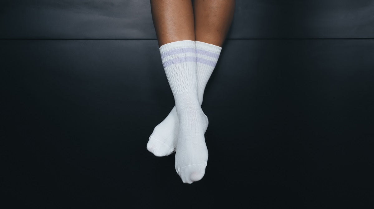 Lavender Cream Socken