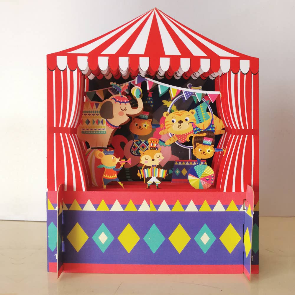 Zirkus Pop-up-Karte - alljoy design