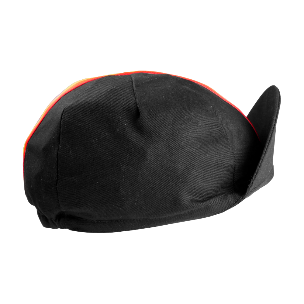 Fahrradmütze mit Regenbogen Streifen bike cap Radmütze
