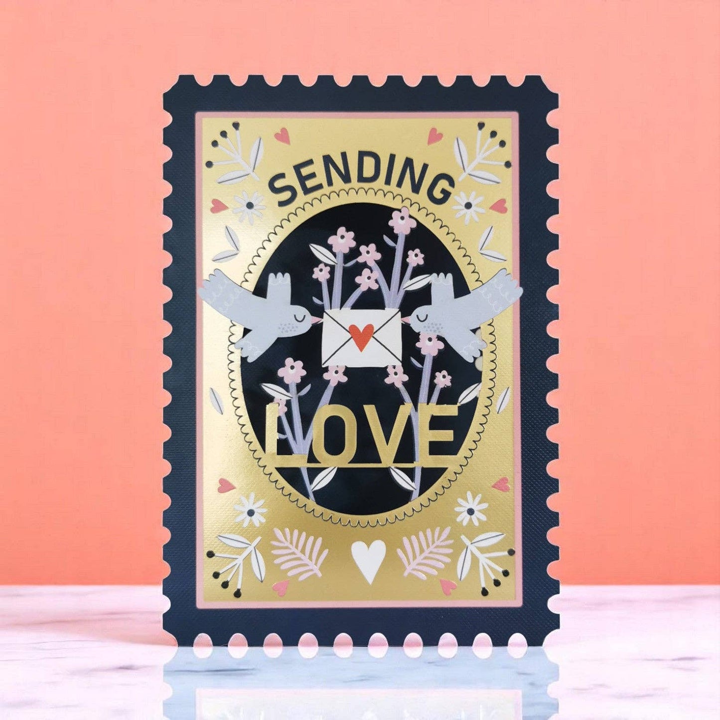 Sending Love Karte mit Umschlag -alljoy design