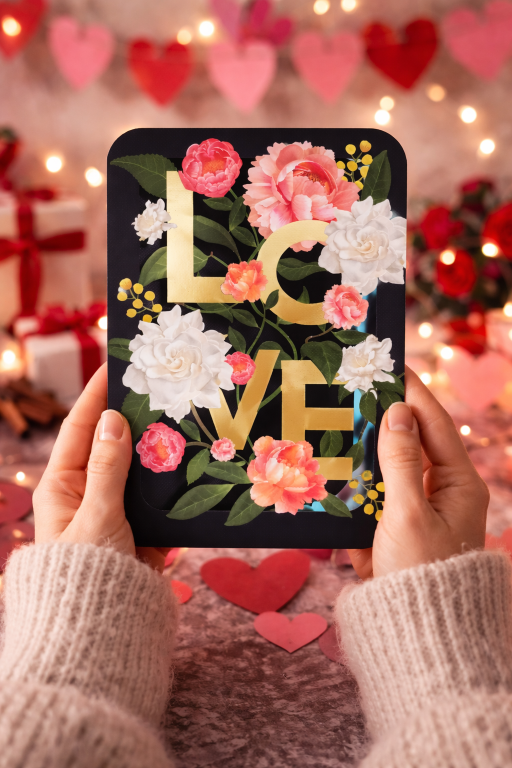 LOVE Klappkarte mit Umschlag - alljoy design