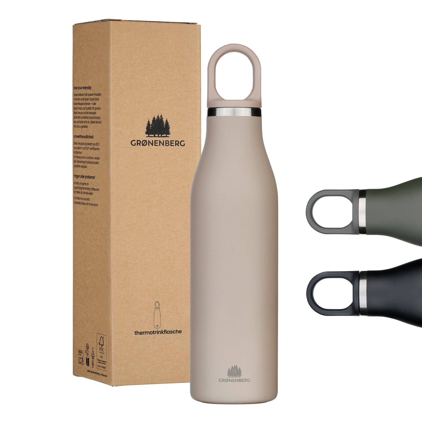 Trinkflasche Thermo aus Edelstahl | 500 ml - Grønenberg