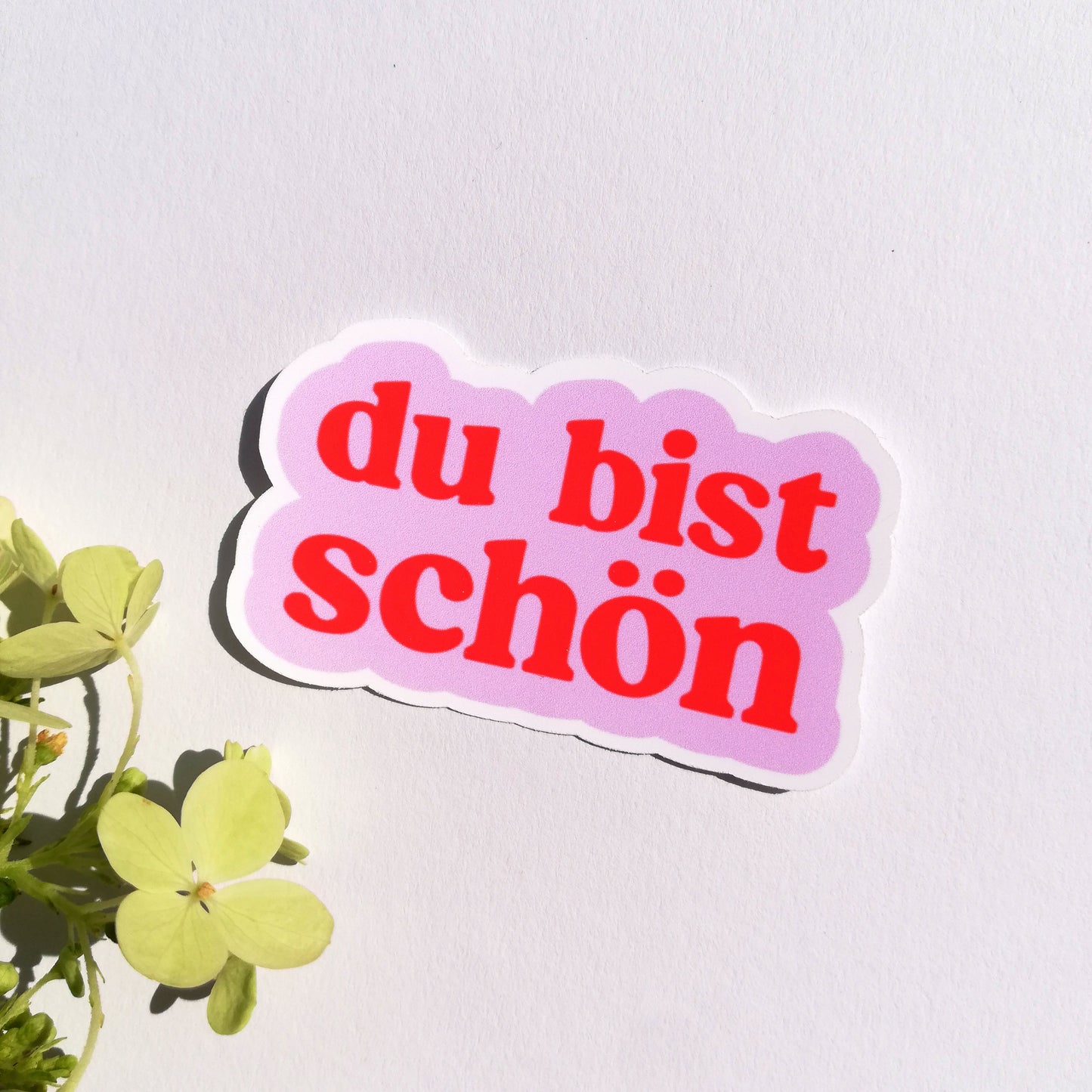 Sticker du bist schön