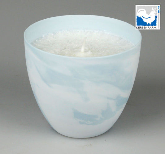 Duftkerze in Porzellanschale