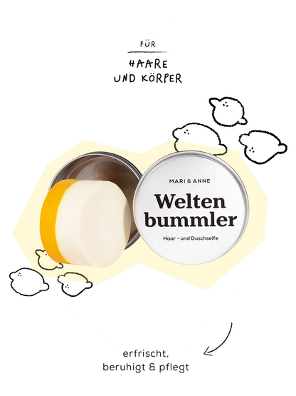 Weltenbummler | Haar- und Körperseife - mari&anne