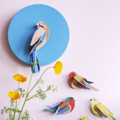 Gartenvogel Wanddekoration aus Papier - studio ROOF