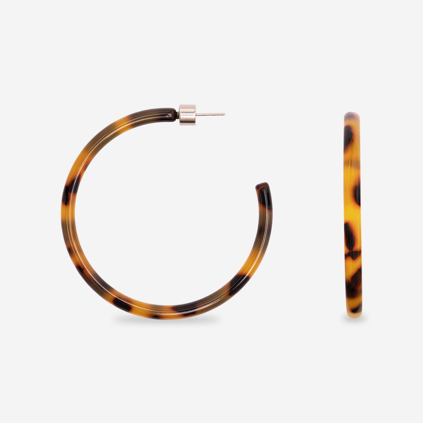 Ohrringe - Hoop Dark Cheetah sasstie