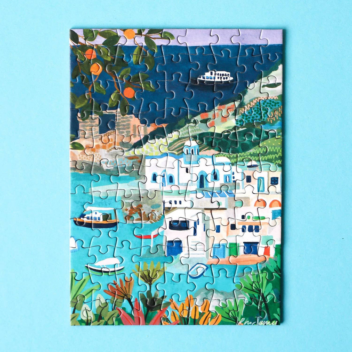 Mini-Puzzle Milos Greece | 99 Teile - piecely