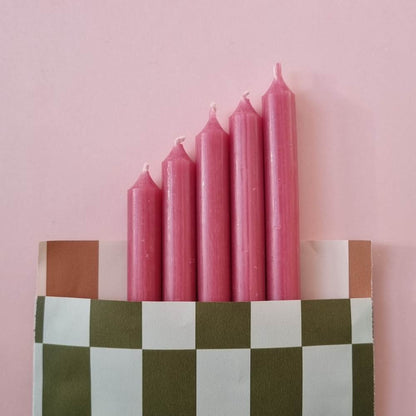 5er Set Geburtstagskerzen oder Baumkerzen