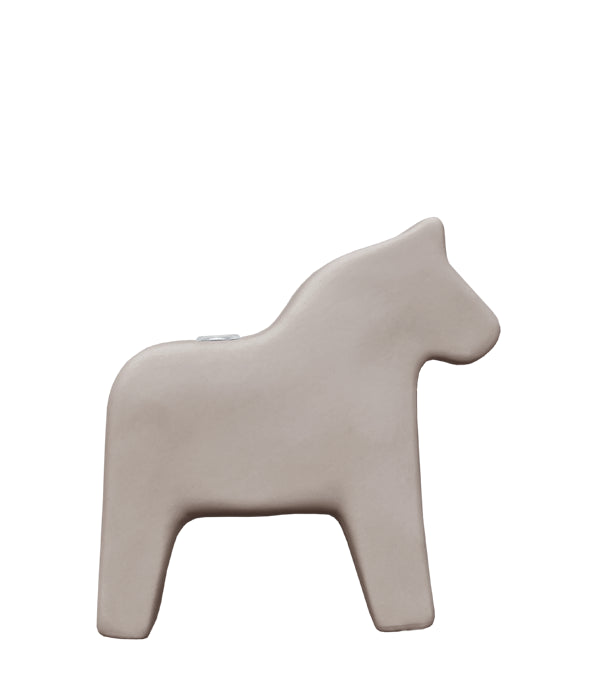 Dala Pferd Kerzenhalter aus Keramik