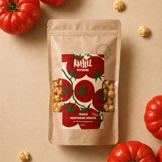 Knalle Popcorn Tomate Mediterrane Kräuter (vegan)