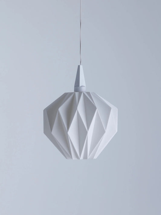 Alternativer Lampenschirm Modell Frida von Innocreo für Weihnachtssterne A1 aus biologisch abbaubarem Kunststoff.