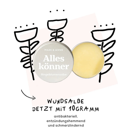 Alleskönner Ringelblumen Wundsalbe in 10g Dose