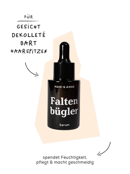 Faltenbügler Sensitiv Bio-Gesichts- und Bartserum - Mari&Anne