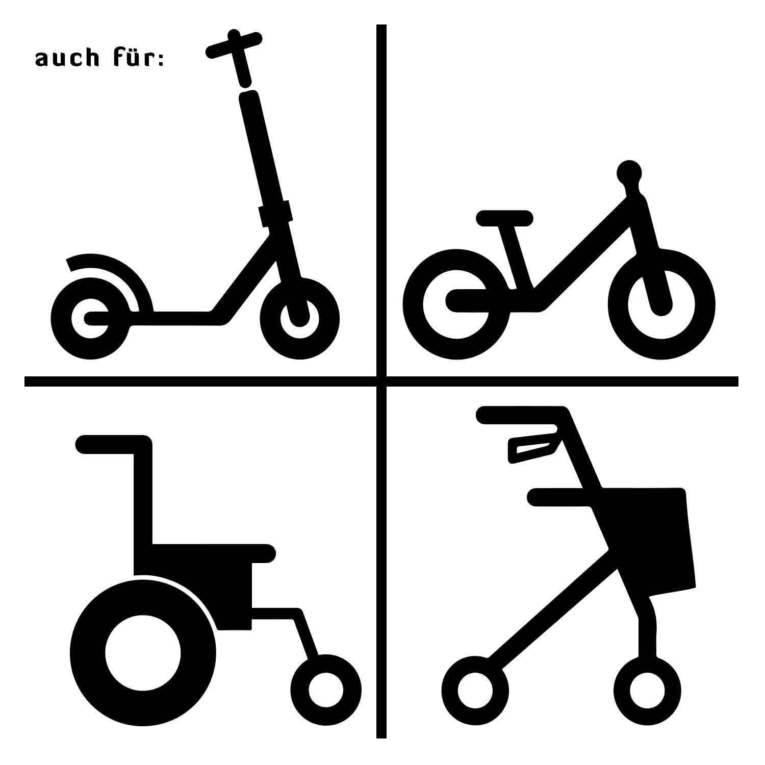 Anbringungsmöglichkeiten Reflexsticker