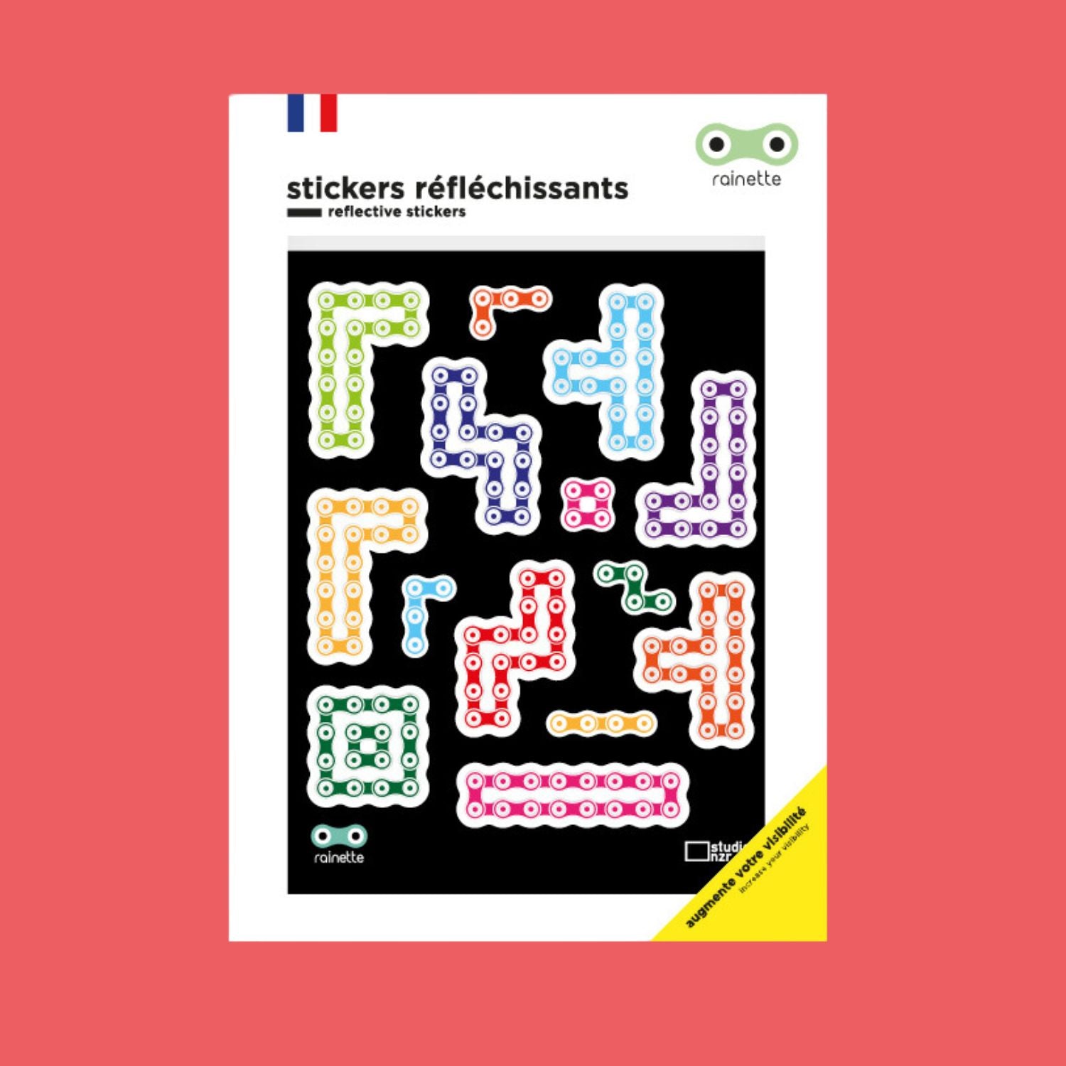 rainette reflexsticker ketten tetris